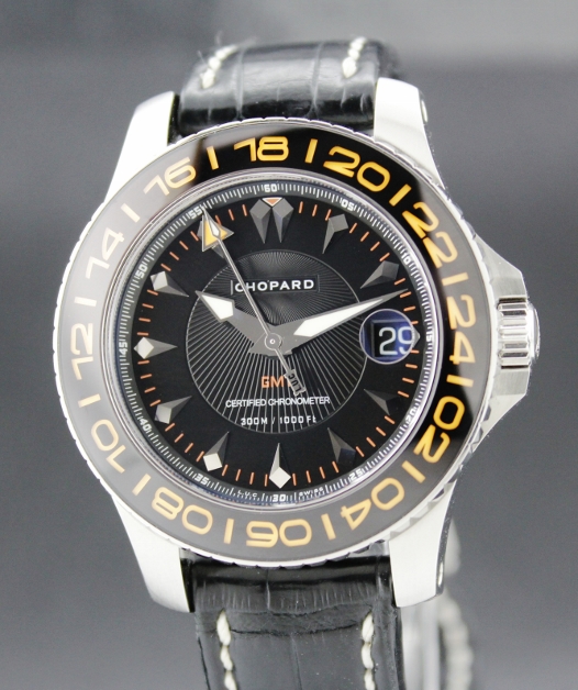 (image for) LIKE NEW CHOPARD L.U.C PRO ONE GMT DIVER WATCH /